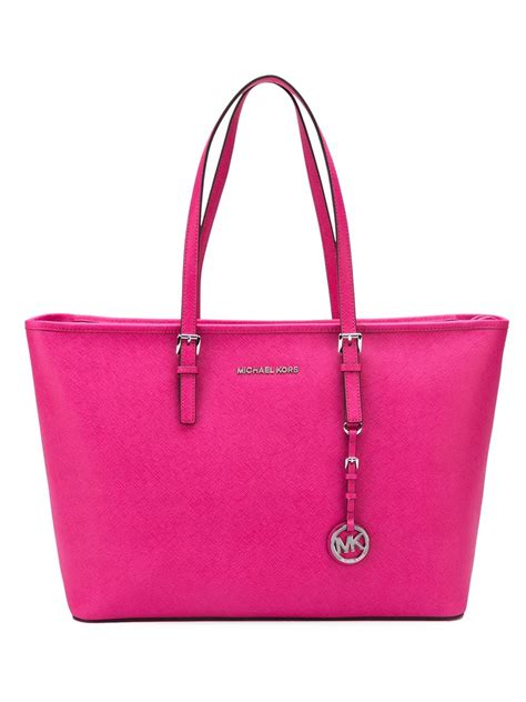 michael kors large pink tote.